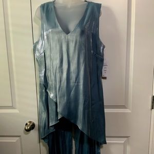 Ice blue Holiday top by Prelude size XL